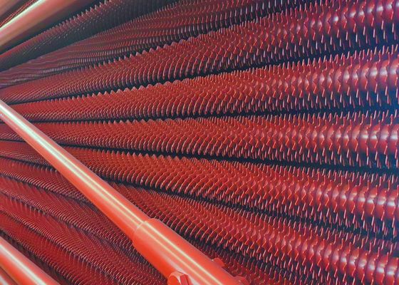 ASME Farbowana rurka spiralna z płetwami kotłowymi ze stali węglowej do części ciśnieniowych kotła