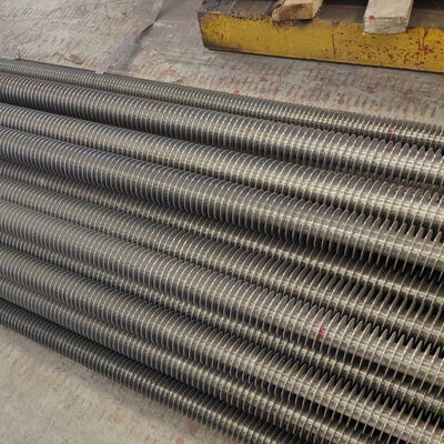 Rura spiralna z żebrami ze stali nierdzewnej i stali węglowej, dostosowana do kotłów, do części ciśnieniowych kotłów