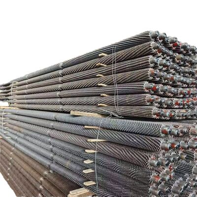 Spawane na wysoki połysk spawane spiralnie rury z płetwami ASME ze stali nierdzewnej do kotłów