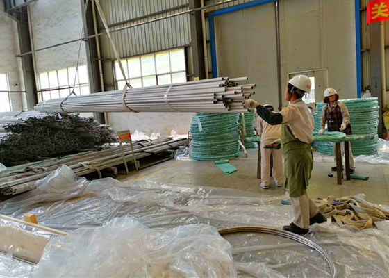 TP316L ASTM A269 ASME SA269 Rury nierdzewne 10 * 0,65 * 6000 mm Jasne wyżarzone