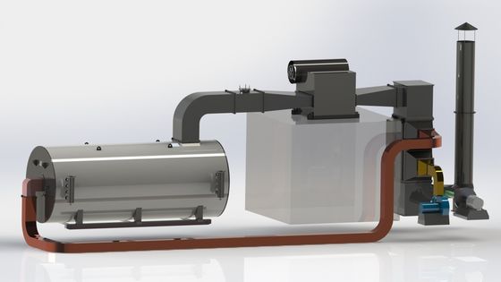 System recyrkulacji spalin 1,6 MPa Kocioł z organicznym nośnikiem ciepła